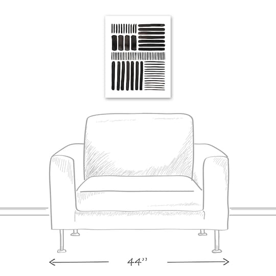 Modern Grid 16" x 20" Canvas Wall Art